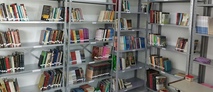 Biblioteca do Presídio Regional de Jaraguá do Sul. Foto: Cristiano Castoldi.