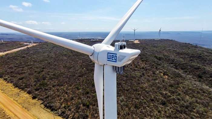 Turbinas eólicas da WEG são destaque no mercado mundial