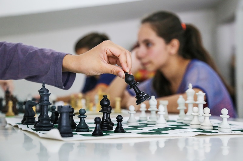 Com trabalhos de
iniciação em escolas
e uma forte equipe de
rendimento, Jaraguá do
Sul é uma das principais
potências do xadrez | Foto Divulgação/OCP