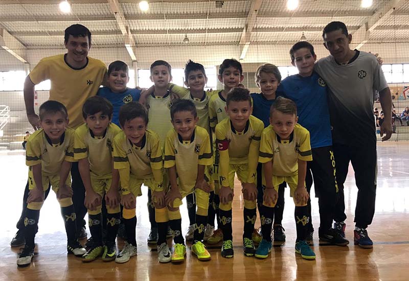 Time Sub-9 estreou com vitórias no Regional de Futsal I Foto: Divulgação