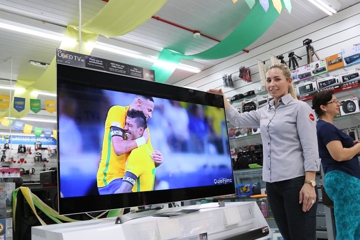 Copa do Mundo aquece a venda de televisores | Foto Eduardo Montecino/OCP News