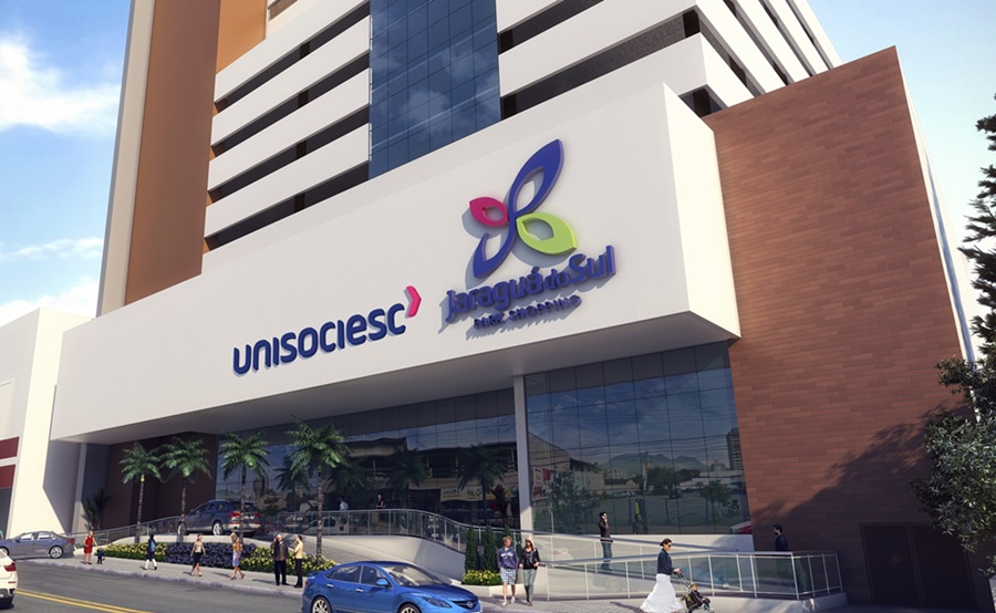 "Com investimento de R$ 2,5 milhões, UniSociesc de Jaraguá do Sul move campus para o Shopping"
