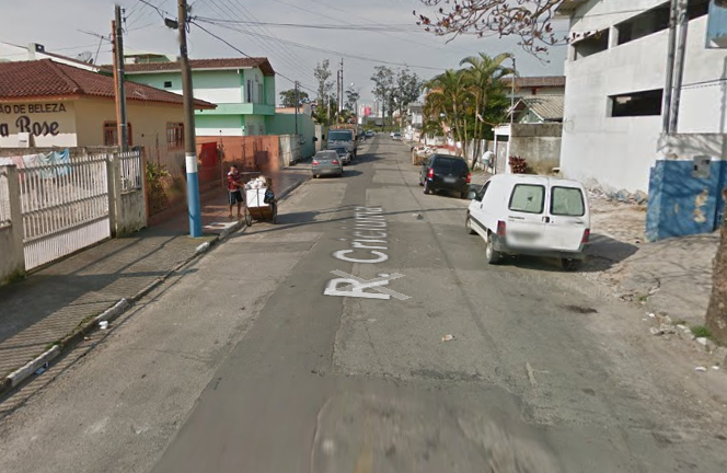 Ocorrência foi registrada na rua Criciúma | Foto: ReproduçãoGoogle Maps/OCP