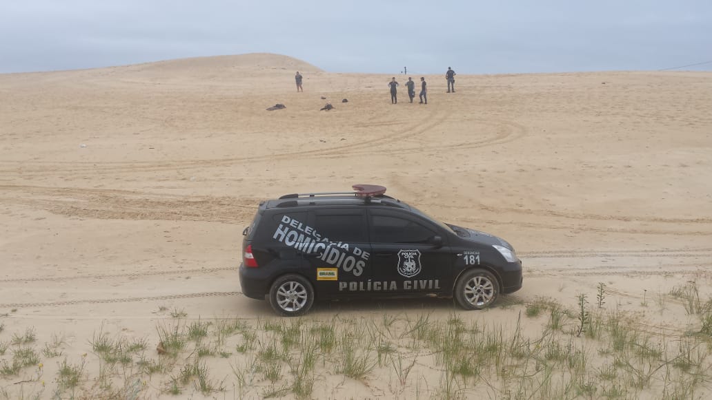 Corpo foi encontrado nas dunas da praia dos Ingleses | Foto Divulgação
