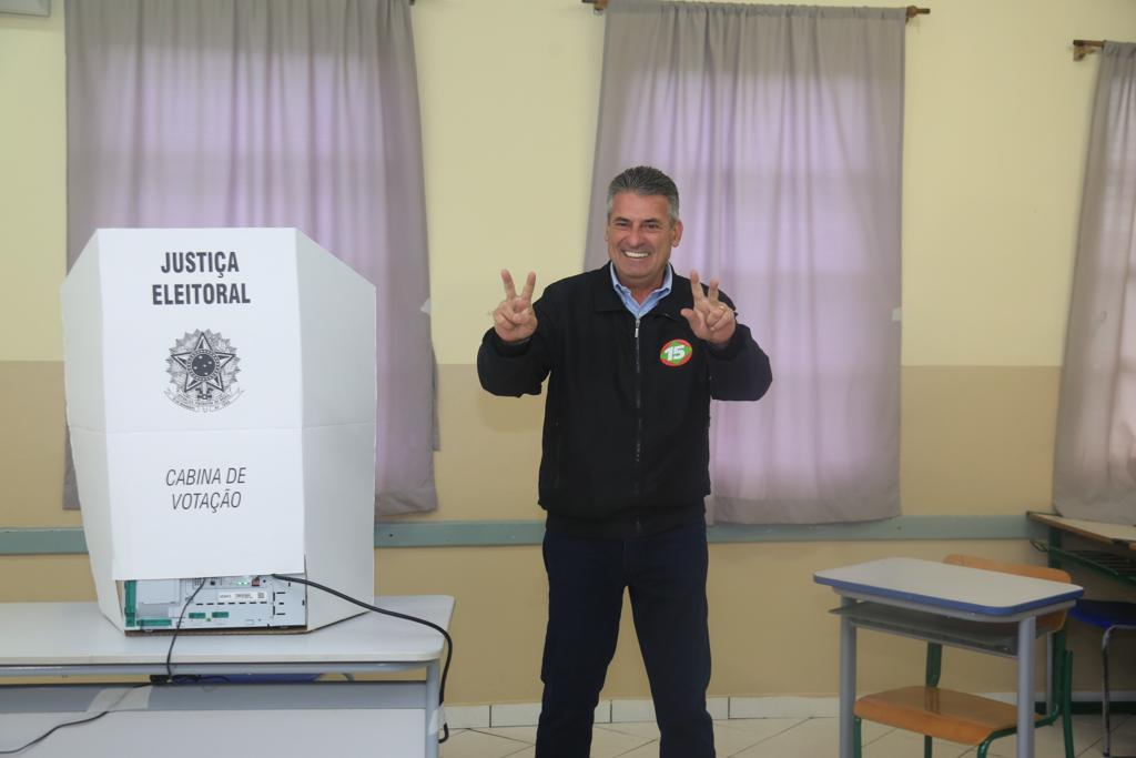 Candidato do MDB votou pela manhã, em Joinville | Foto Divulgação