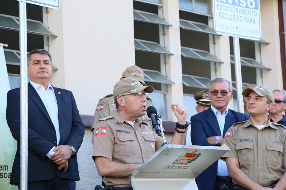 Coronel Araújo Gomes foi ex-comandante Geral da PMSC | Foto Eduardo Montecino/OCP News
