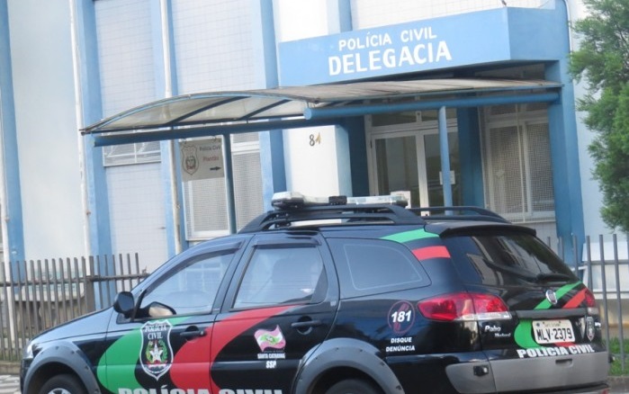 Confusão foi registrada na Delegacia de Polícia de Joaçaba, na região oeste de Santa Catarina | Foto Divulgação