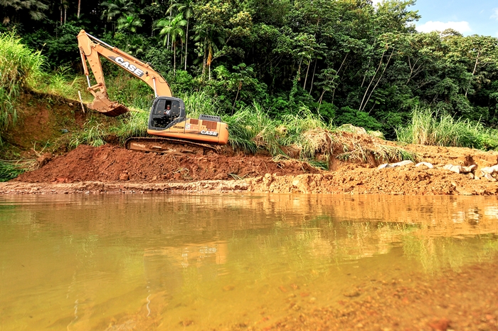 O desassoreamento dos rios da região é uma das medidas tomadas para evitar as cheias | Foto Arquivo OCP News