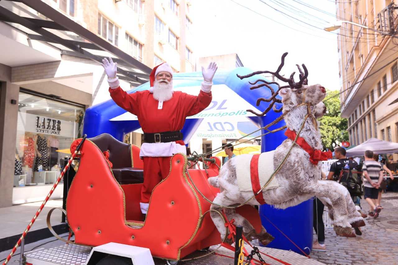 Evento é realizado no Centro Histórico da Capital e receberá o Papai Noel | Foto Divulgação