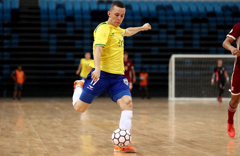 Gio foi um dos destaques da seleção brasileira Sub-20 em 2018 | Foto Lucas Figueiredo