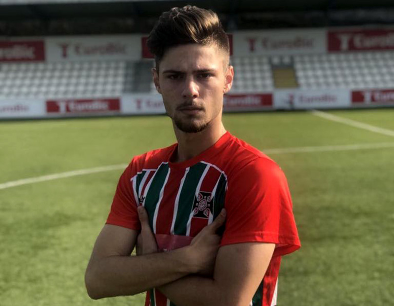 Vinicius Lorenzi chegou ao país europeu em agosto de 2018 para jogar no GDSC Alvarenga | Foto Divulgação 