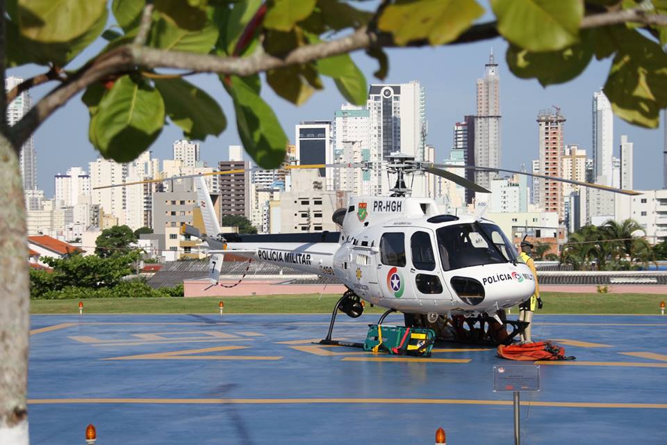 Helicóptero Águia vai patrulhar Balneário Camboriú e região | Foto: 12º BPM/Divulgação