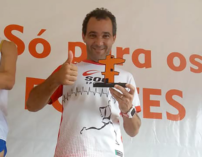 Mauro Freitas subiu ao pódio de sua categoria na prova de 8,6km | Foto Divulgação 