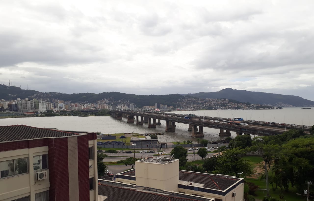 Florianópolis terá mais um dia que amanhece nublado, com aberturas ao longo da manhã | Foto Ewaldo Willerding/OCPNews