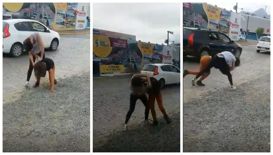 Briga ocorreu na rua 28 de Agosto, no Centro | Foto: Reprodução/OCP News