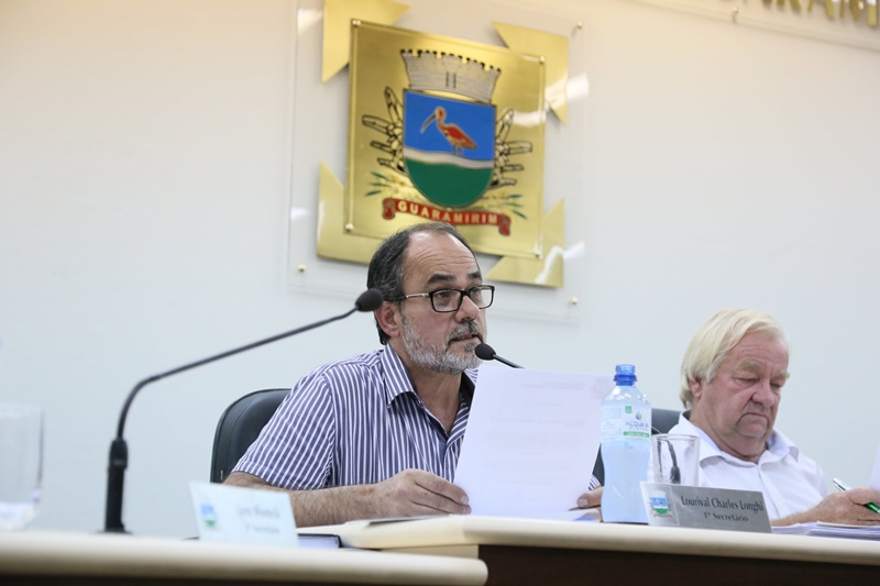 Requerimento do vereador Charles Longhi (MDB) pede que gerente da Celesc participe da sessão em Guaramirim | Foto Eduardo Montecino/OCP News