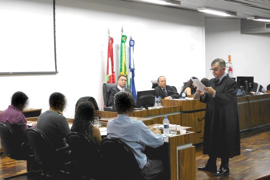 Sessão ocorreu na sede da comarca de Joinville | Foto  Thiago Dias/Assessoria de Imprensa TJ