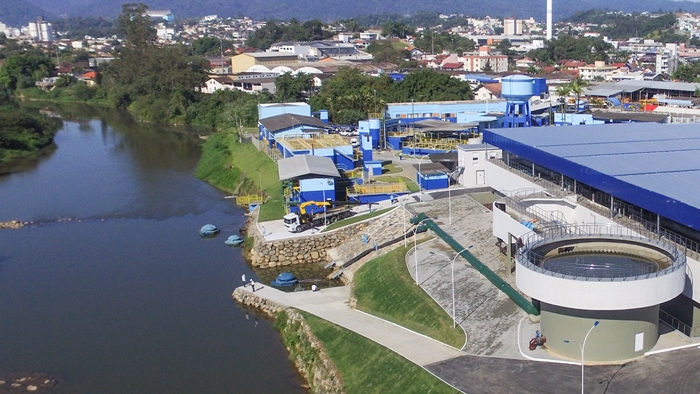 Estação do Samae tem capacidade para tratar mil litros de água por segundo | Foto Eduardo Montecino/OCP News