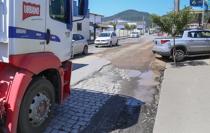 A situação da rua Carlos Oechsler é uma das mais críticas entre as rotas de escape | Foto Arquivo/OCP News