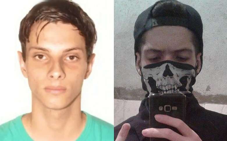 Luiz (E) e Guilherme mataram oito pessoas nesta quarta | Foto: Reprodução/OCP News