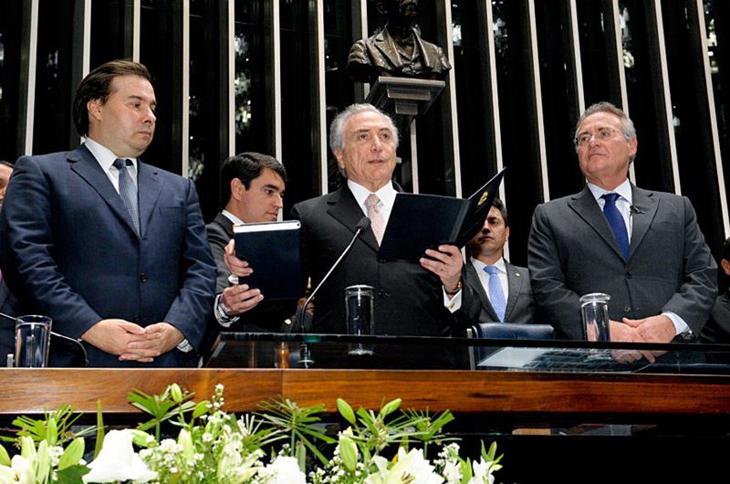 Michel Temer assumiu como presidente em 31 de agosto de 2016, depois de impeachment de Dilma Rousseff | Foto Waldemir Barreto/Agência Senado