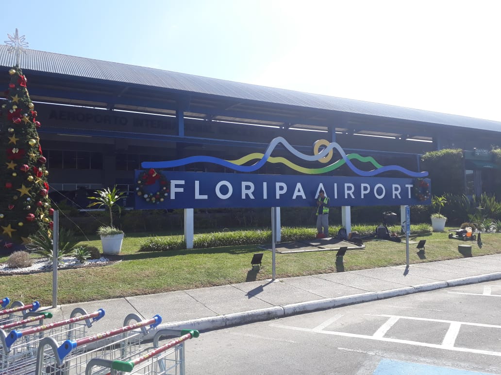 A obra do novo terminal de passageiros de Florianópolis começou em 15 de janeiro de 2018 | Foto Ewaldo Willerding/OCPNews