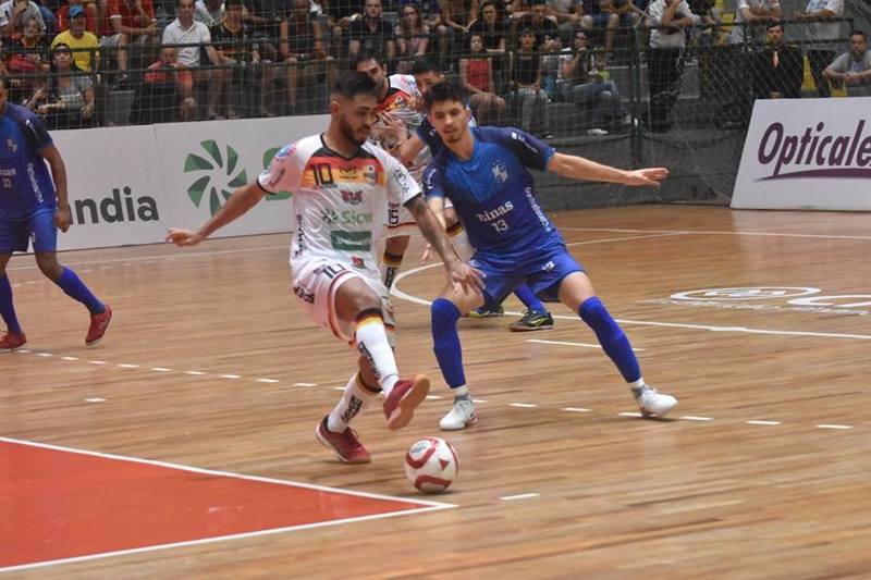 O Blumenau Futsal busca a primeira vitória na Liga Nacional | Foto Sidnei Batista/Blumenau Futsal