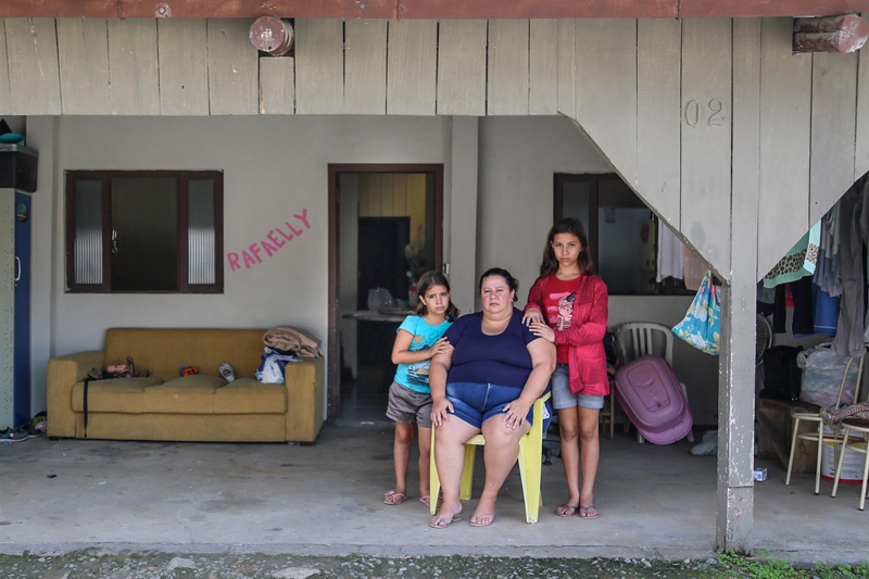 O apoio das filhas foram importantes para Luciana se reerguer. | Foto Eduardo Montecino/OCPNEWS