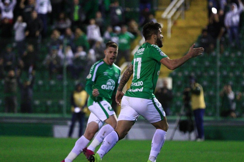 Everaldo fez o gol da vitória da Chape sobre o Avaí na Arena Condá | Foto ACF/Divulgação