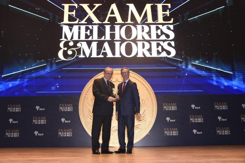 Altair Silvestri, presidente da Intelbras recebe prêmio de 1º lugar na categoria Eletroeletrônica da revista Exame Melhores e Maiores 2019  | Foto Flavio Santana/EXAME