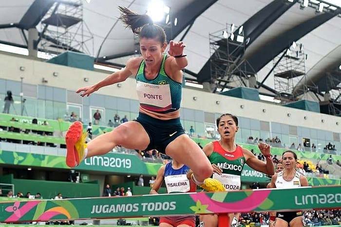 Corredora participou da prova de 3.000m com obstáculos | Foto: Divulgação