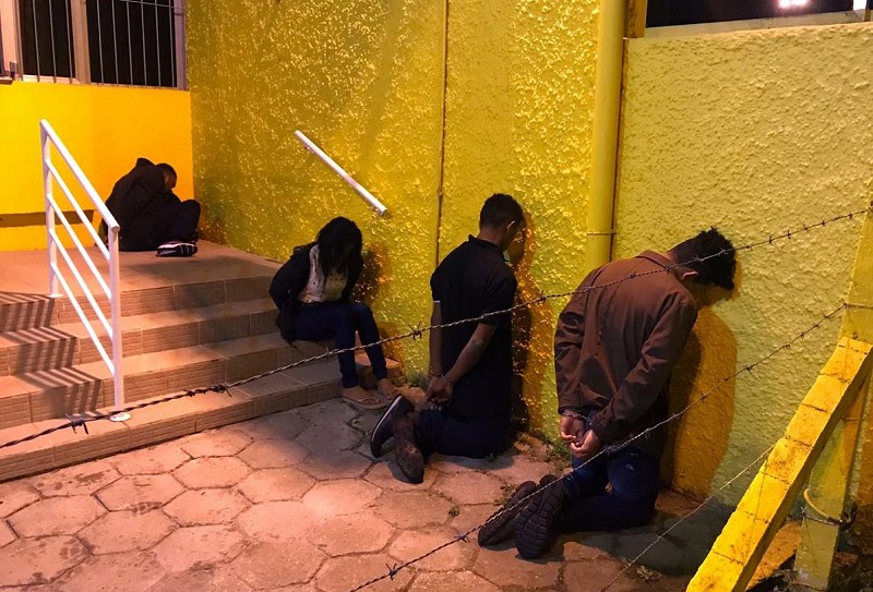 Quatro pessoas envolvidas foram presas | Foto PRF/Divulgação