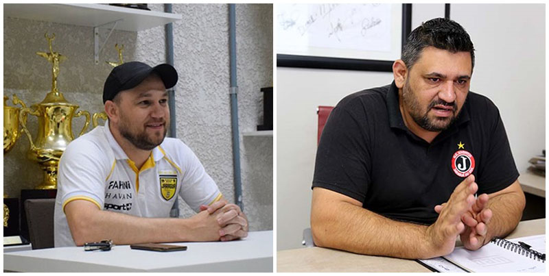 Marcio Haffemann (E), do Jaraguá Futsal, e Cristiano Humenhuk (D), do Juventus, fazem um grande trabalho de reestruturação nos clubes | Fotos Lucas Pavin/Avante! Esportes