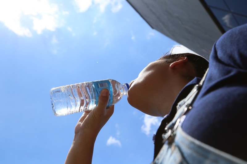 Ingestão de água é recomendada pela Defesa Civil de SC | Foto: Arquivo OCP News