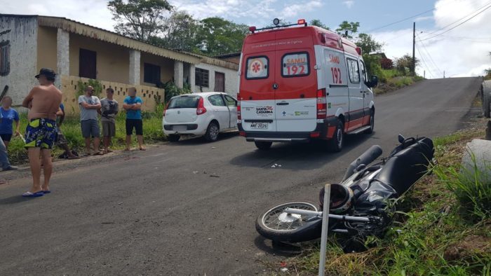 Motociclista vítima de acidente de trânsito não resiste e morre no hospital