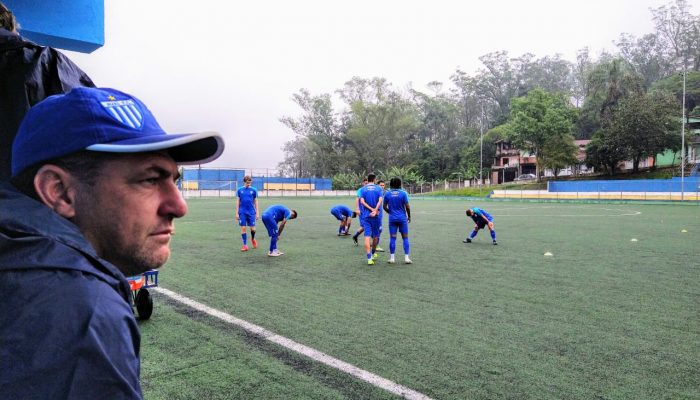 Técnico Fabrício Bento não terá o artilheiro Adiel | Foto Alex Pereira/AFC