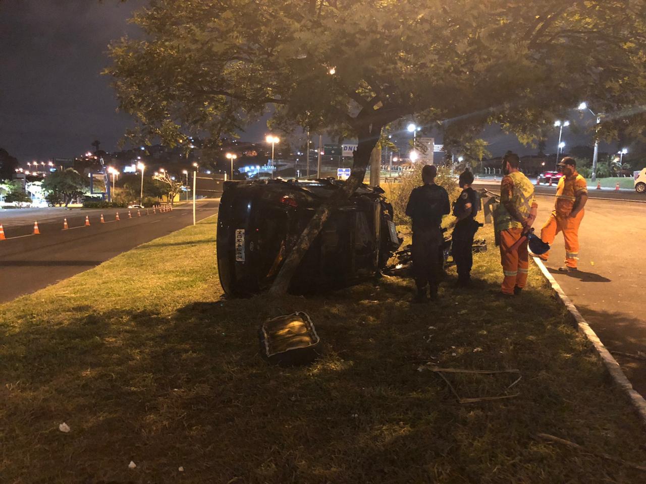 Apesar do impacto motorista não teve ferimentos | Foto GMF/Divulgação
