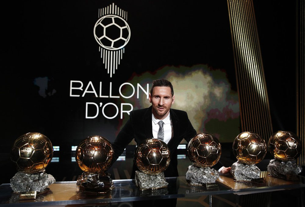 Atual vencedor do prêmio, Messi tem seis troféus | Foto: EFE