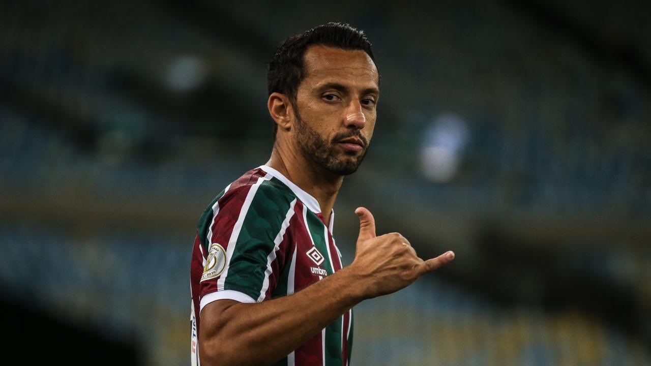 Nenê fez os três gols da vitória sobre do Fluminense sobre o Figueirense | Foto Fluminense FC