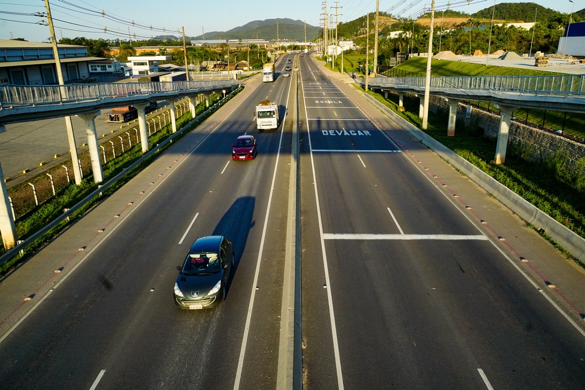 Rodovia Antônio Heil | Foto Mauricio Vieira/Secom