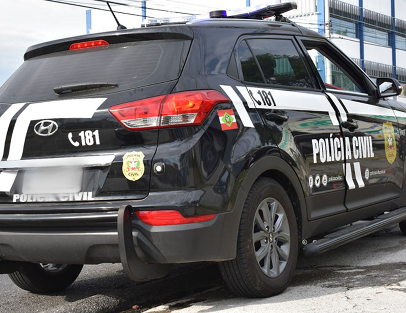 A ação envolveu policiais civis da Delegacia de Polícia de Biguaçu | Foto Polícia Civil/DIvulgação