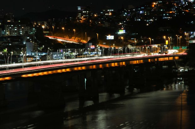 Ponte Pedro Ivo terá pistas parcialmente interditadas a noite | Foto Cristiano Estrela/Secom