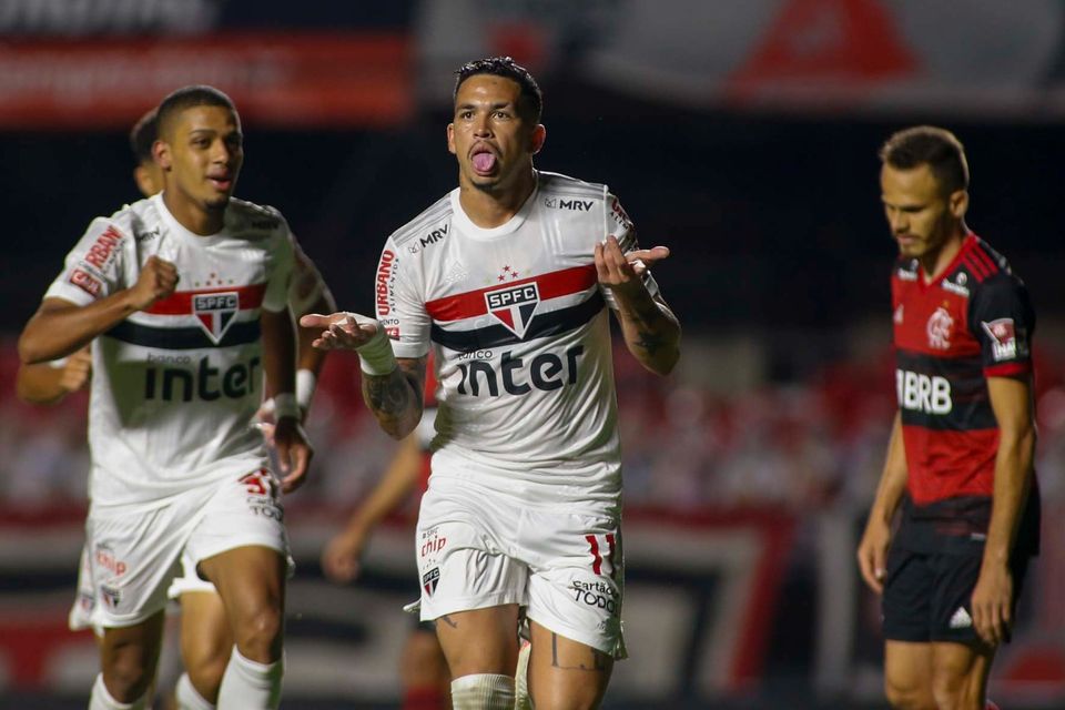 Com dois gols de Luciano, São Paulo avançou com mais uma vitória sobre o Flamengo | Foto: Miguel Schincariol/São Paulo FC