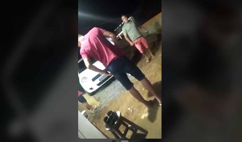 Vídeo gravado pela família mostra o ex-namorado fazendo ameaças | Foto Arquivo Pessoal