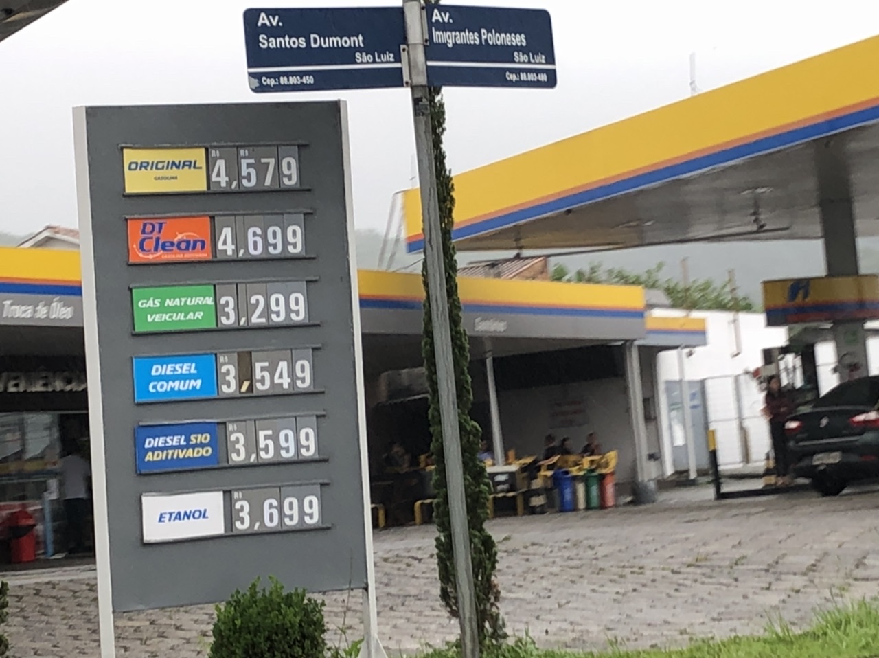 Preço da gasolina sofre aumento em Criciúma nesta quarta-feira