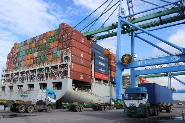 Mais de 5,8 milhões de toneladas foram movimentadas no Porto de Imbituba em 2020