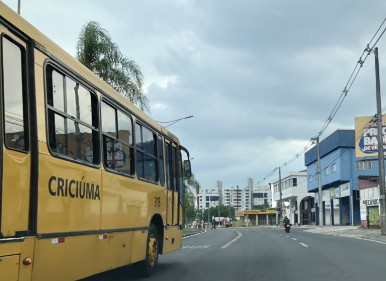 Nesta segunda e terça-feira, transporte coletivo de Criciúma circulará normalmente