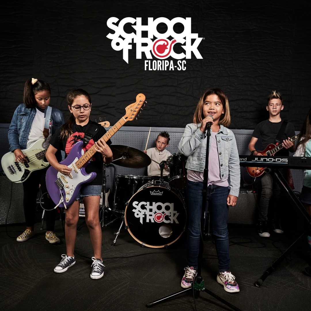 No sábado (20) será realizada uma oficina para a criançada a banda School of Rock | Foto Divulgação