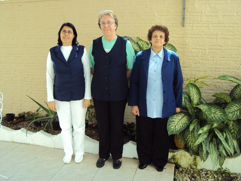 Irmã Elza, Irmã Olivia e Irmã Ana (2010). Foto: Divulgação/HSJ