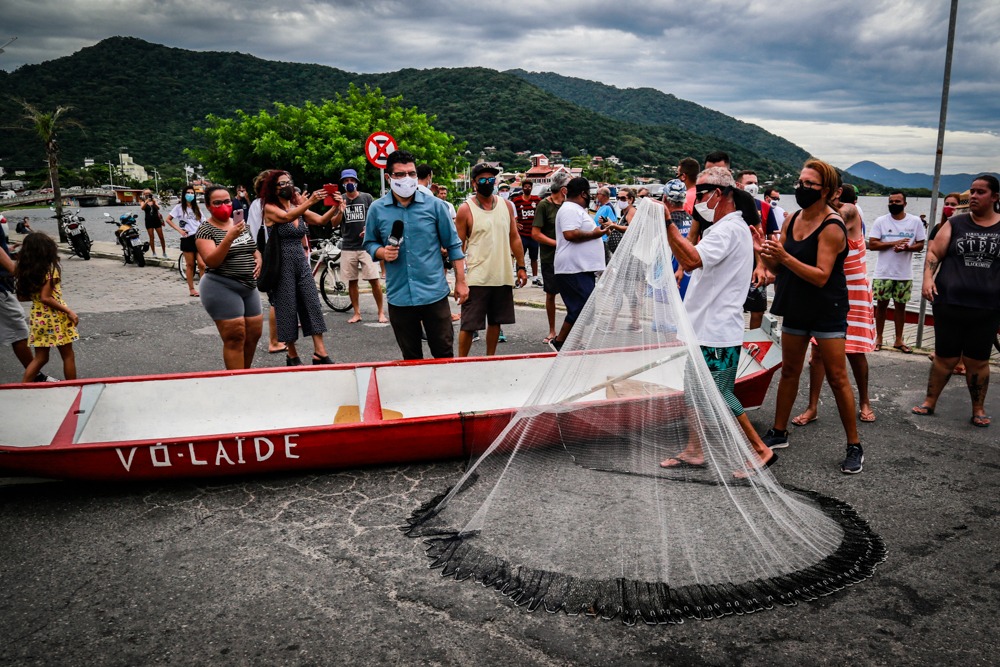 Moradores fizeram manifestação pela Lagoa | Foto Divulgação/Amola